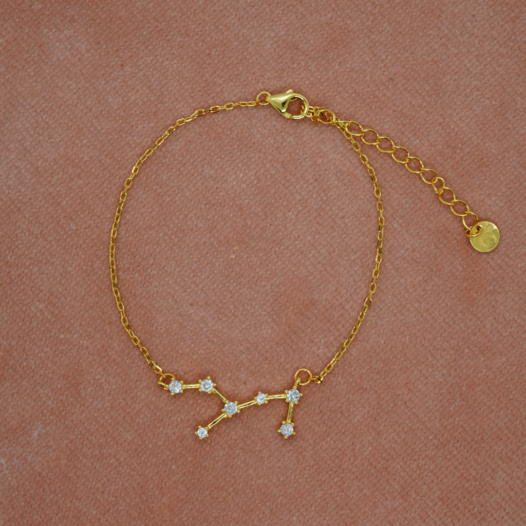Virgo Zodiac Constellation Bracelet
