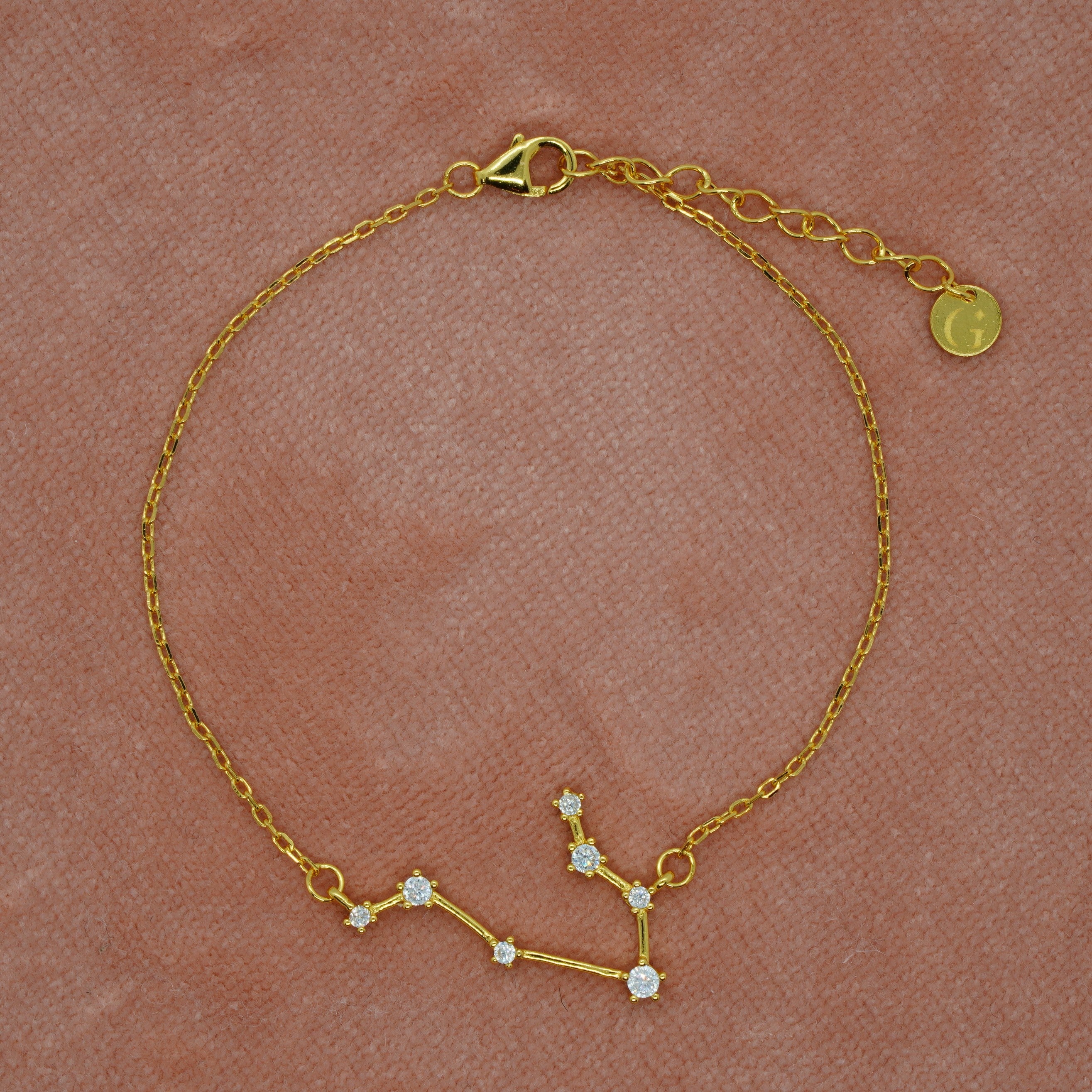 Gemini Zodiac Constellation Bracelet