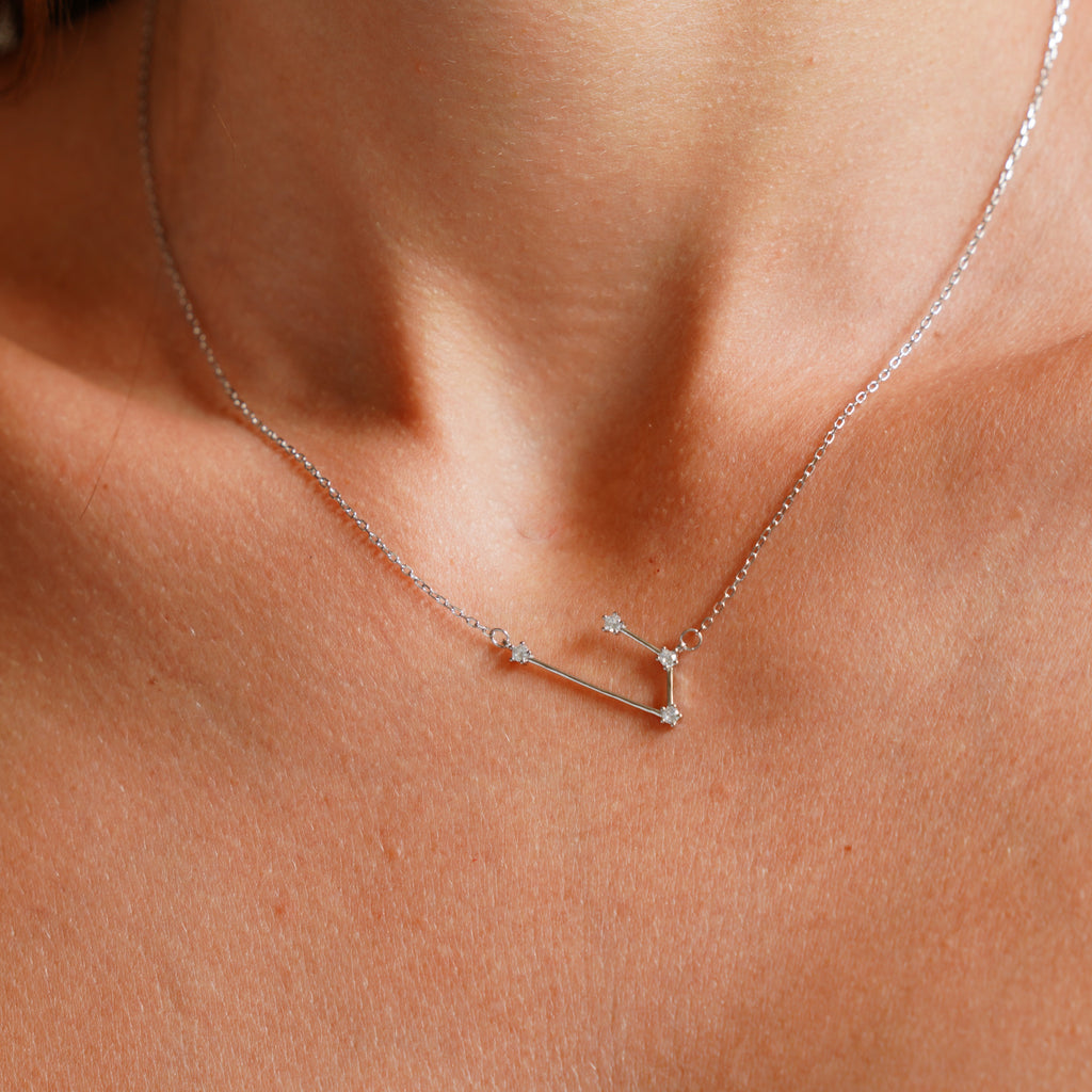 Sternzeichen Konstellation Halskette &amp; Ohrringe Geschenkset