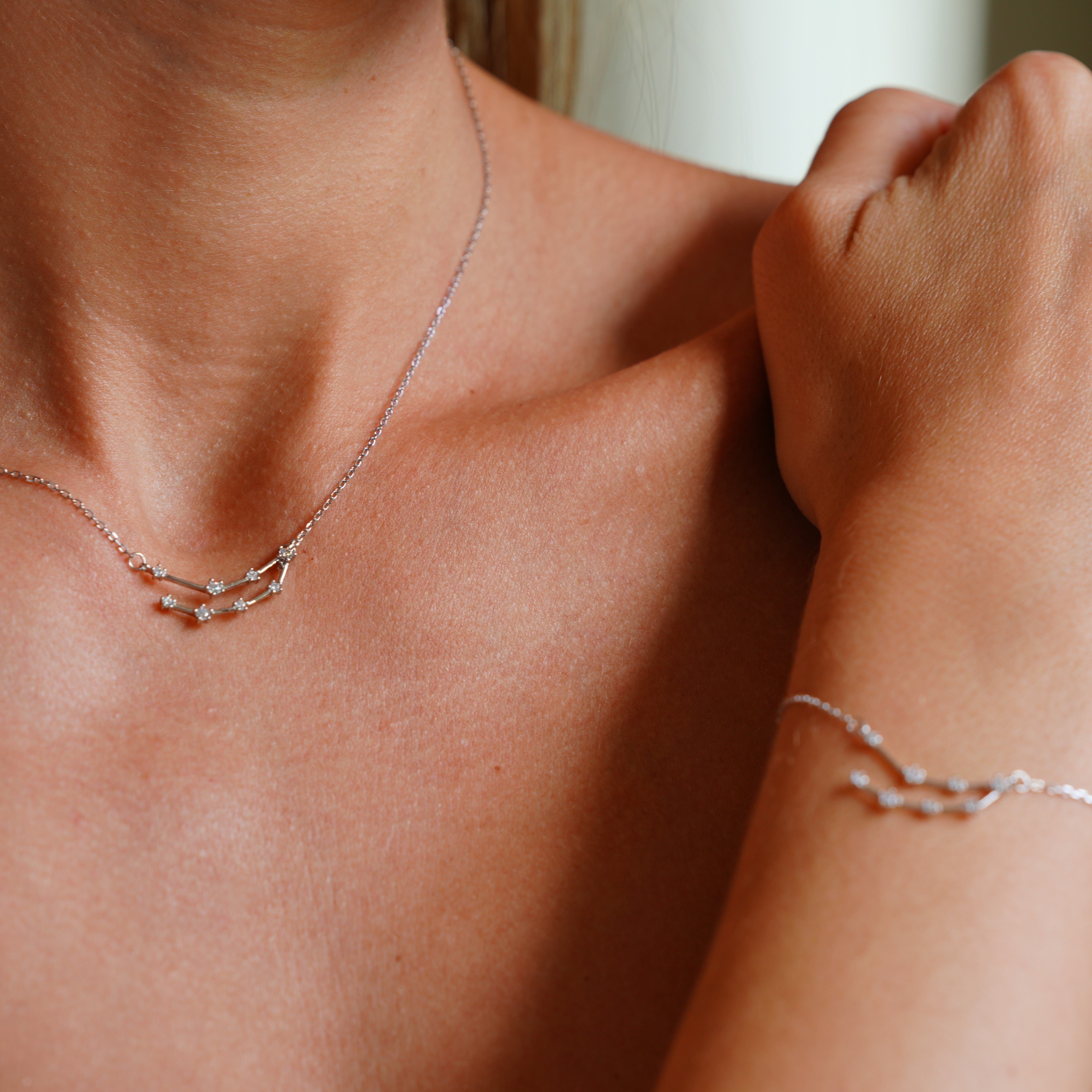 Capricorn Zodiac Constellation Necklace