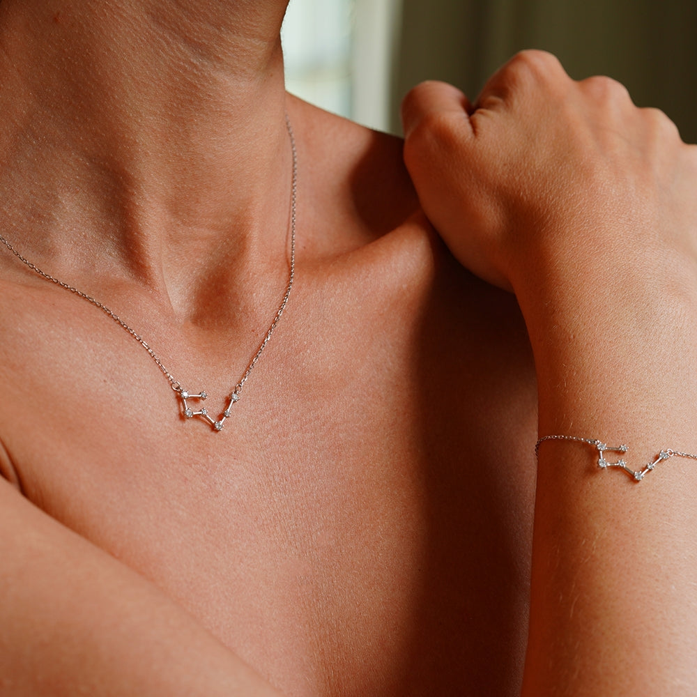 Taurus Zodiac Constellation Necklace