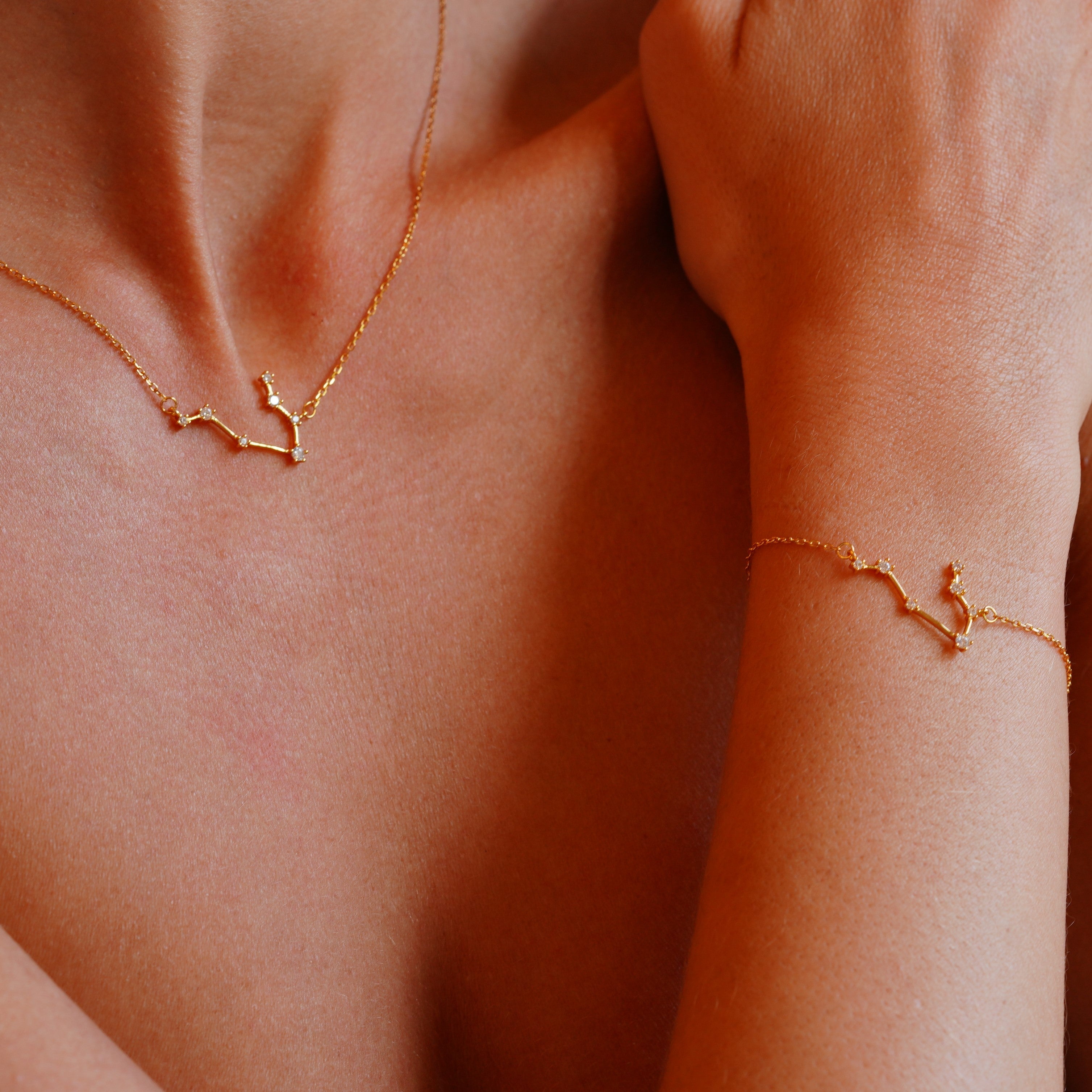 Gemini Zodiac Constellation Bracelet