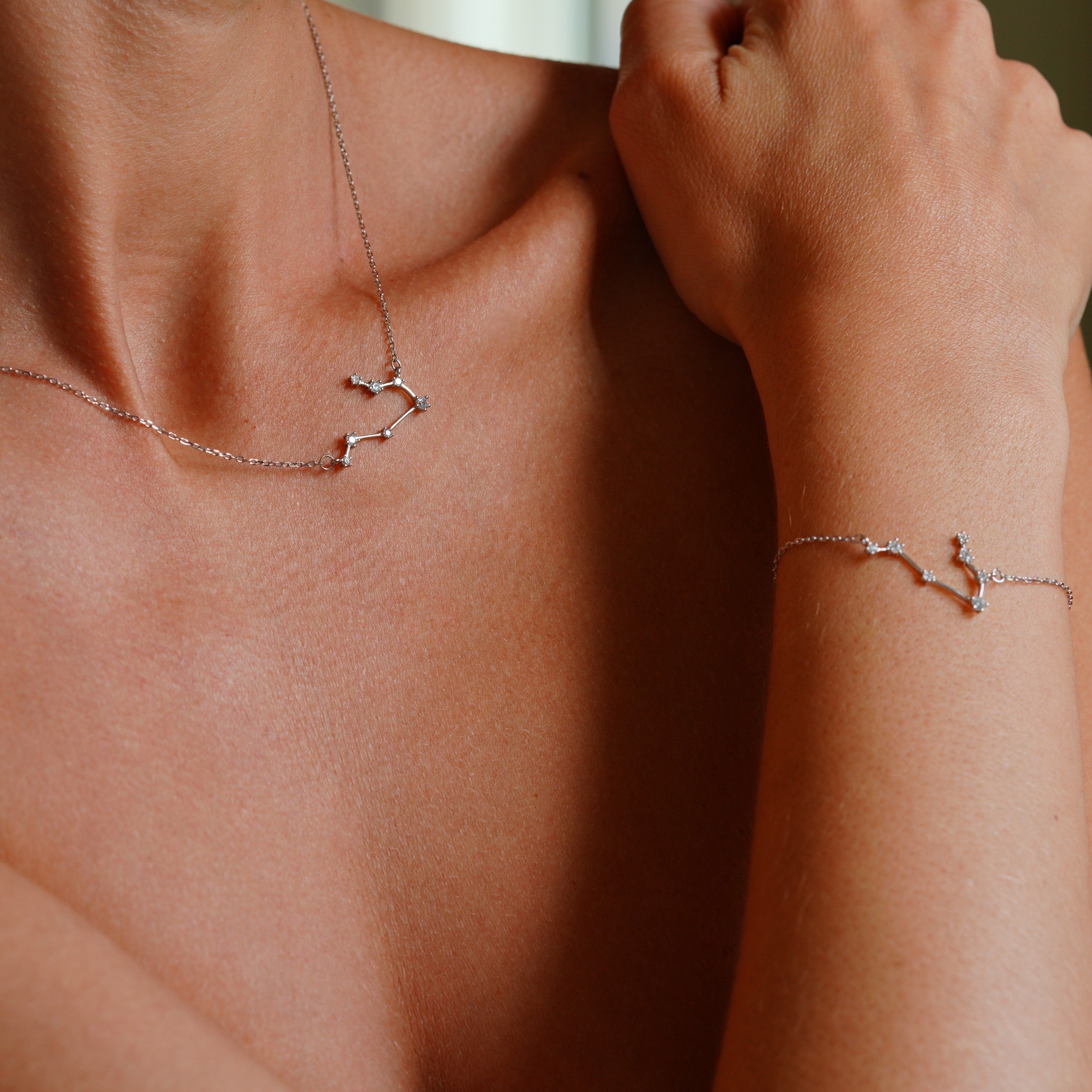 Gemini Zodiac Constellation Necklace