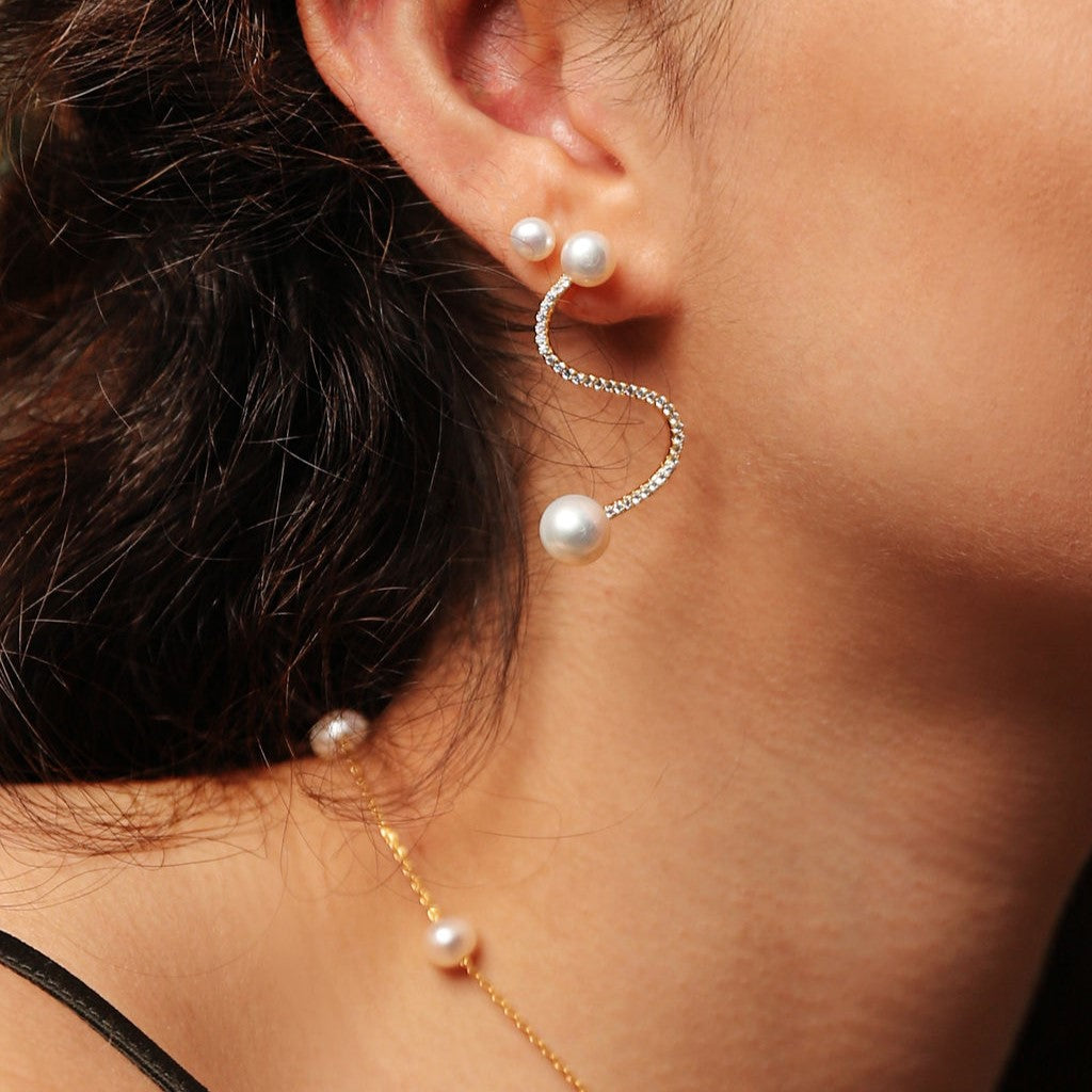Freshwater Pearl Stud Earrings