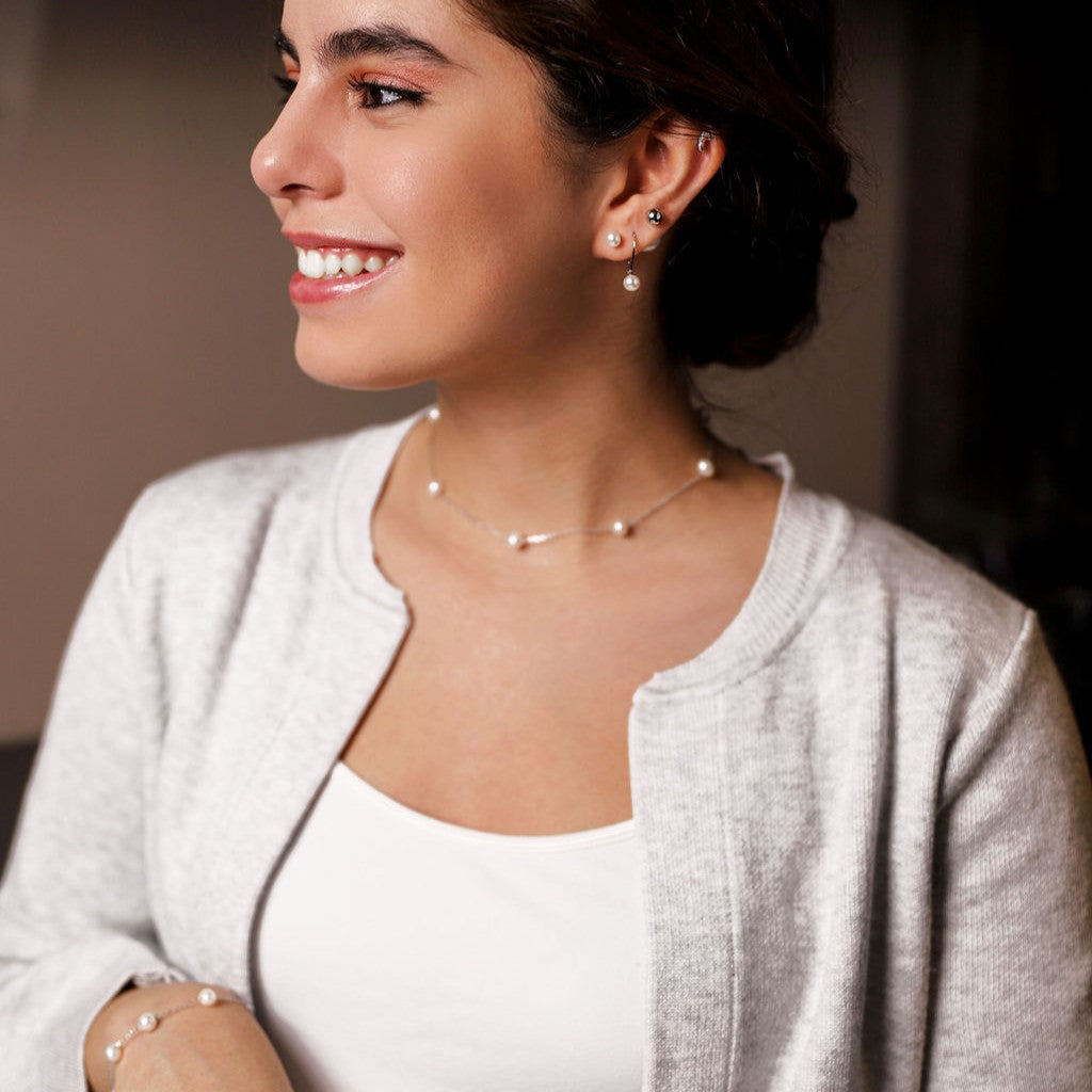 Pearl Satellite Necklace