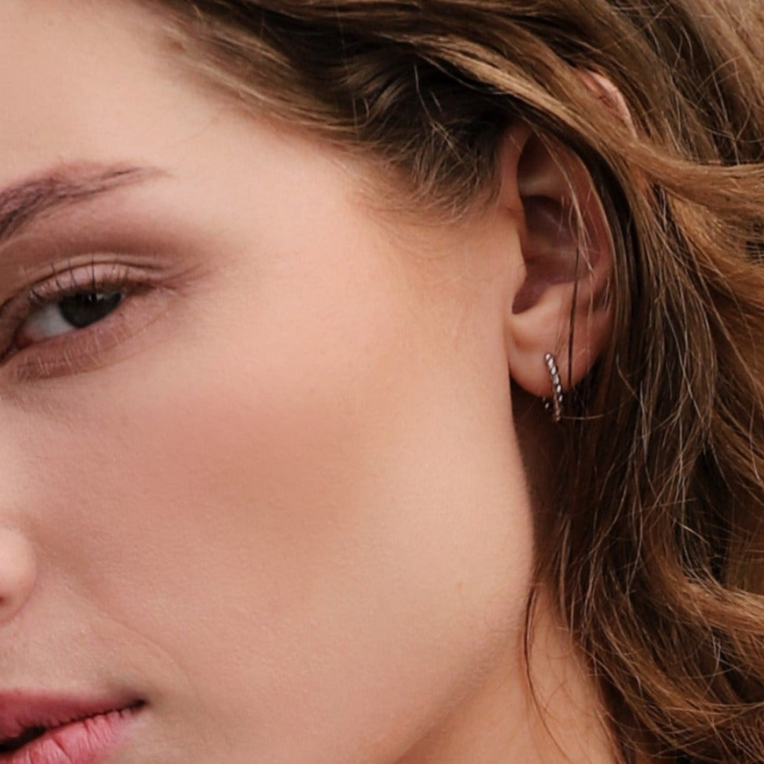Twist Hoop Earrings