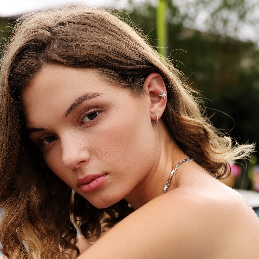 Compass Star Ear Cuff