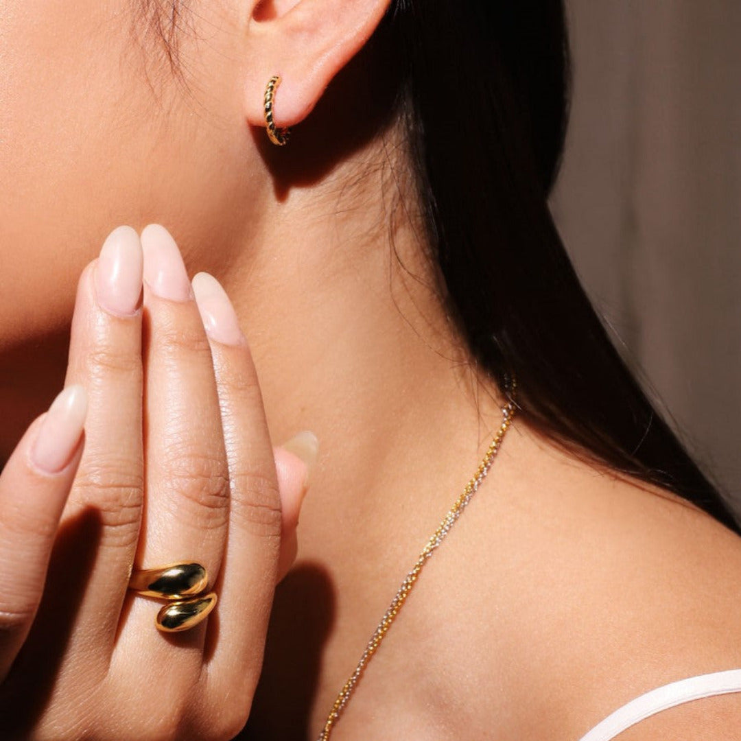 Twist Hoop Earrings