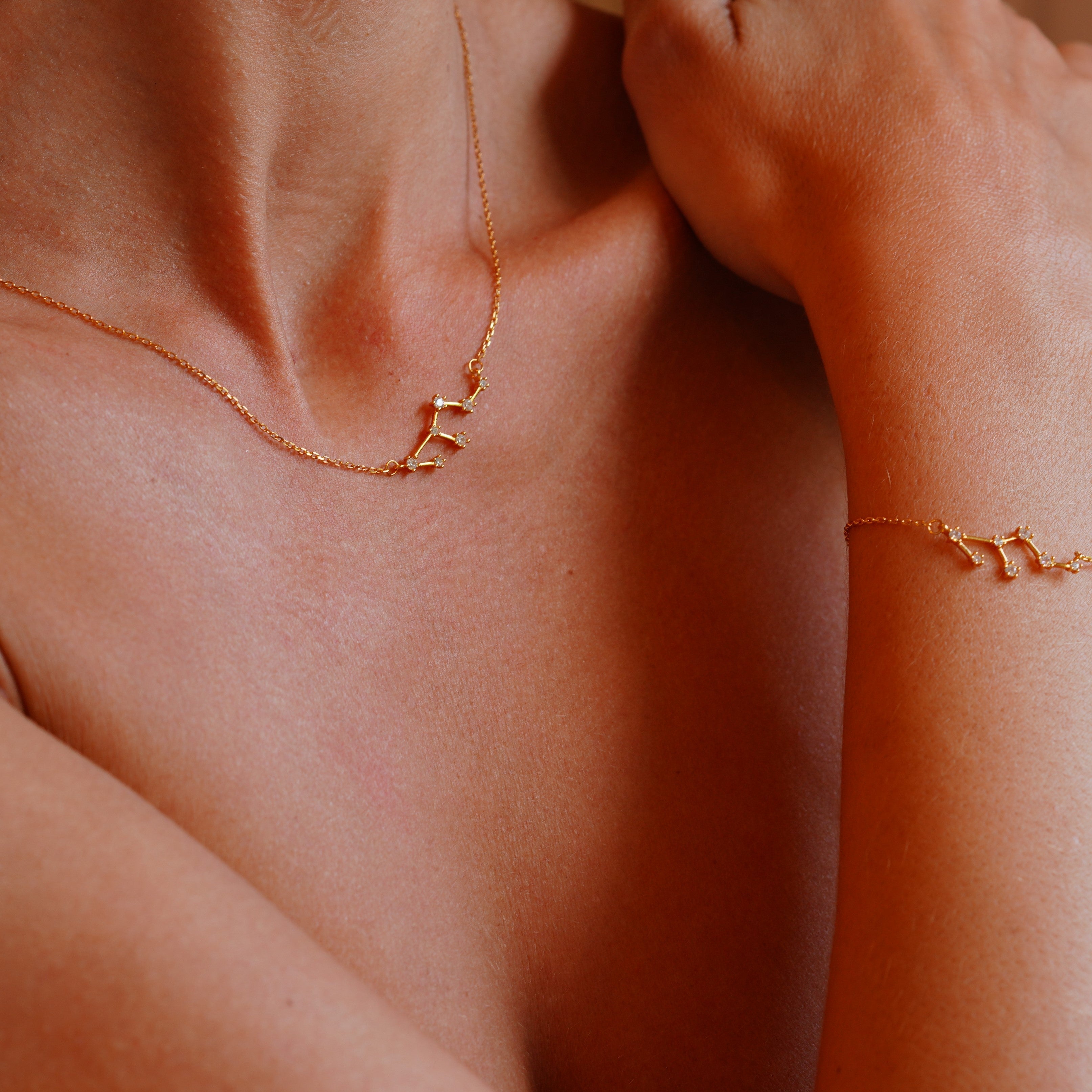 Leo Zodiac Constellation Necklace