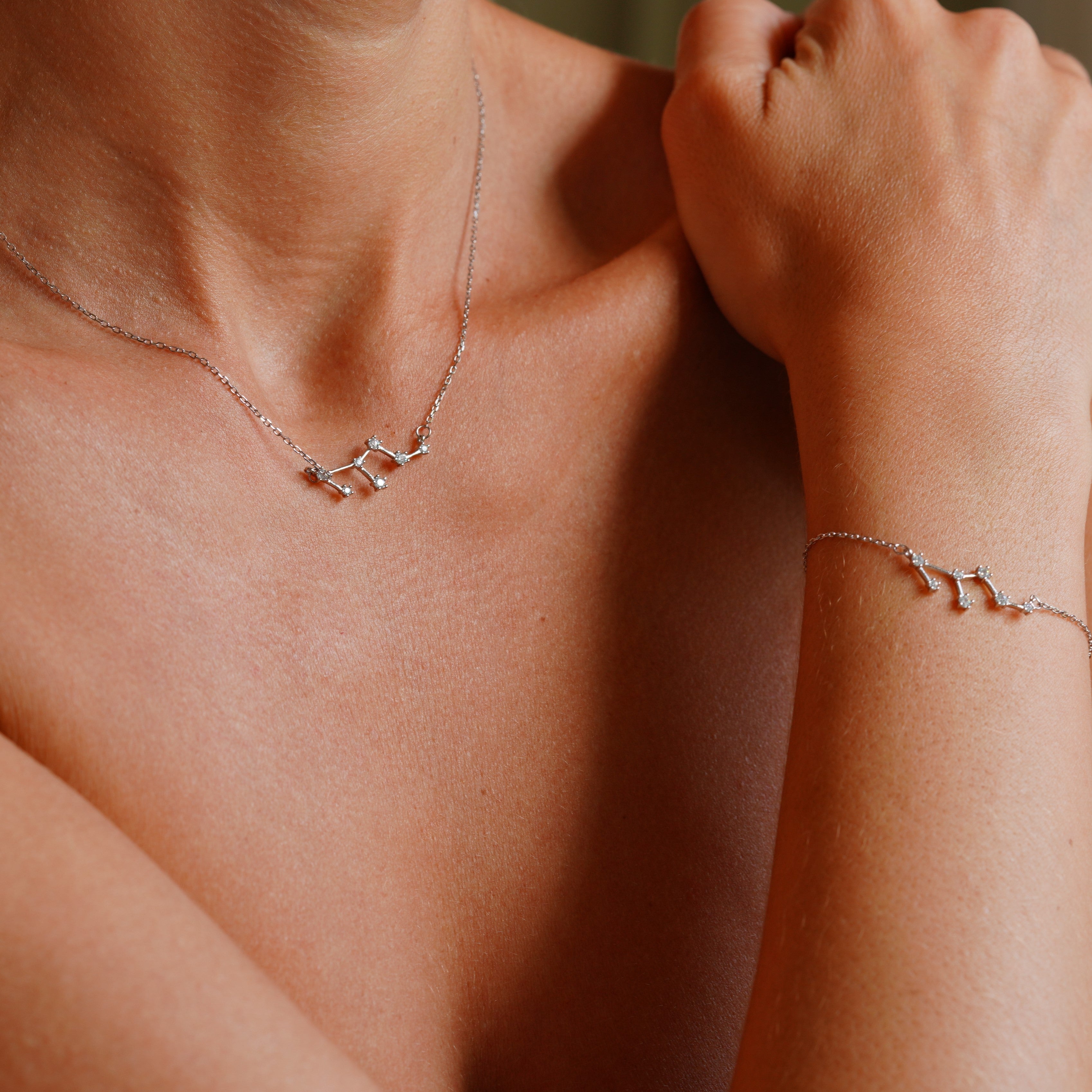 Leo Zodiac Constellation Necklace