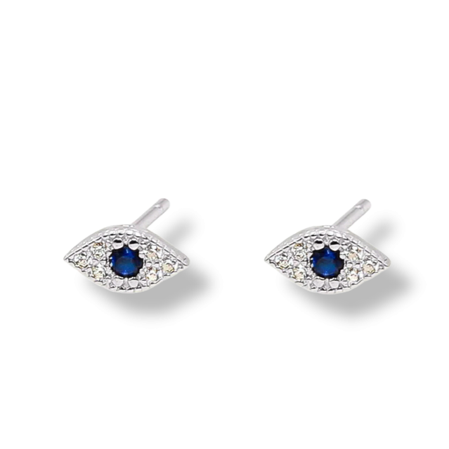 Lucky Evil Eye Stud Earrings