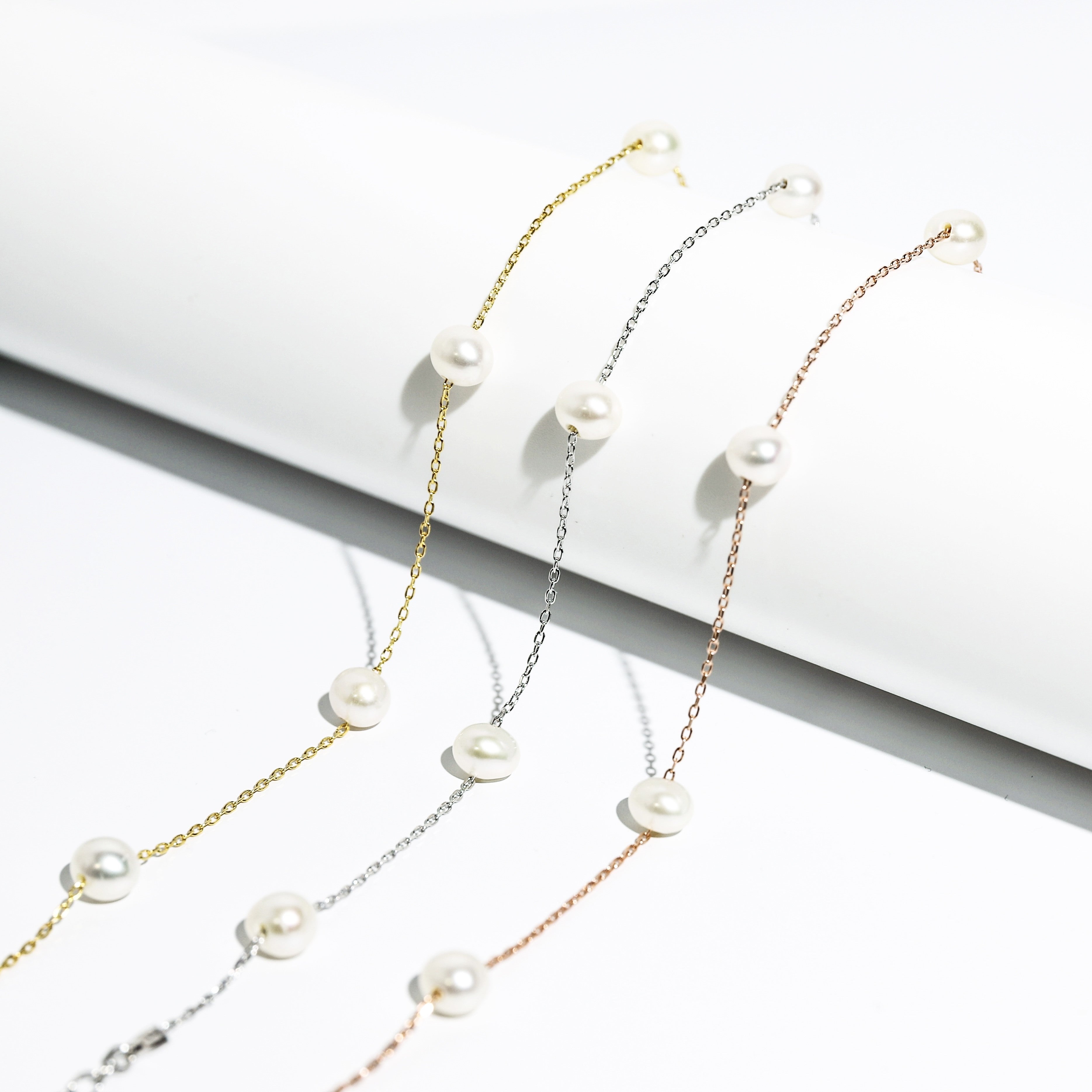 Pearl Satellite Necklace