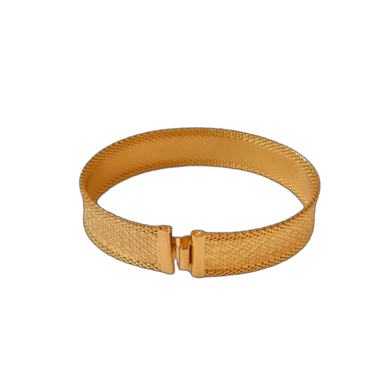 Vintage Argyle Mini Cuff Bracelet