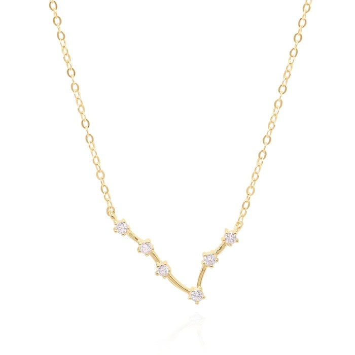 Pisces Zodiac Constellation Necklace
