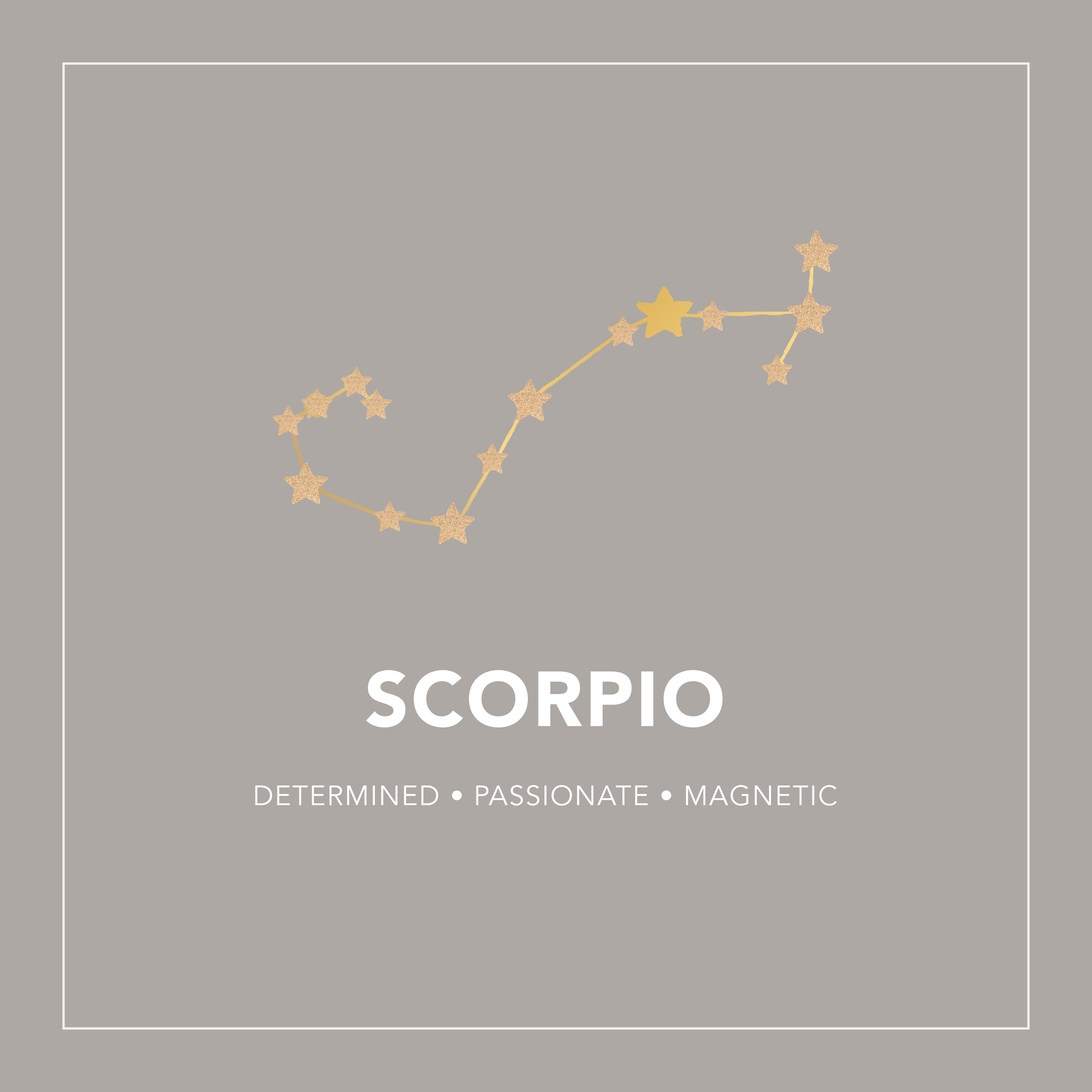 Scorpio Zodiac Constellation Earrings