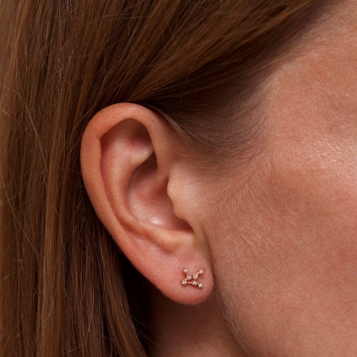 Virgo Zodiac Constellation Earrings