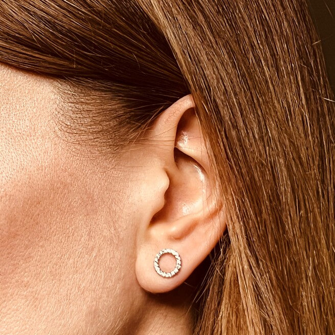Irregular Halo Earrings