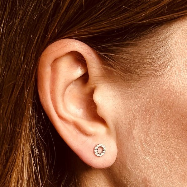 Irregular Halo Earrings